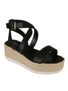 Michael Kors Lowry Wedge Sandals Michael Kors Lowry Wedge Sandals - Black
