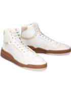 Saint Laurent Sl24 Leather High-top Sneakers Saint Laurent Sl24 Leather High-top Sneakers - White