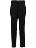 Valentino Black Mohair Wool Blend Pants Valentino Black Mohair Wool Blend Pants - Black