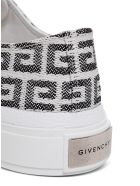 Givenchy 4g Jacquard City Sneakers Givenchy 4g Jacquard City Sneakers - White/black