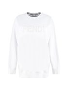Fendi Logo Sweatshirt Fendi Logo Sweatshirt - White