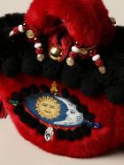 Sikuly Handbag Cuttigghiara Sikuly Coffa Bag With Fur And Pompon Sikuly Handbag Cuttigghiara Sikuly Coffa Bag With Fur And Pompon - Multicolor