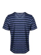 Saint Laurent Striped Monogram T-shirt Saint Laurent Striped Monogram T-shirt