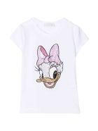 Monnalisa White T-shirt Monnalisa White T-shirt - Bianco