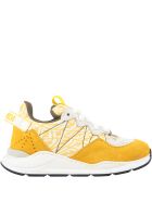 Fendi Multicolor Sneakers For Kids Fendi Multicolor Sneakers For Kids - Yellow