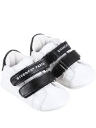Givenchy White Sneakers For Aby Kids With Logo Givenchy White Sneakers For Aby Kids With Logo - White