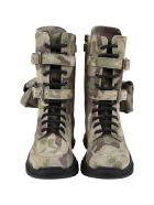 Gallucci Green Boots For Kids With Pocket Gallucci Green Boots For Kids With Pocket - Green