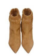 Alchimia Low Heels Ankle Boots In Leather Color Suede Alchimia Low Heels Ankle Boots In Leather Color Suede - leather color