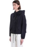 Jil Sander Casual Jacket In Blue Cotton Jil Sander Casual Jacket In Blue Cotton - BLUE