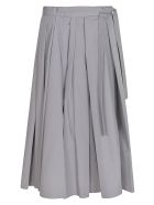 Prada Tie-waist Pleated Skirt Prada Tie-waist Pleated Skirt - Ferro