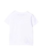 Balmain White Newborn T-shirt Balmain White Newborn T-shirt - Bianco/giallo