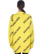 Balenciaga Cardigan In Yellow Cotton Balenciaga Cardigan In Yellow Cotton - yellow
