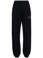 Off-White Black Cotton Jogger With Logo Print Off-White Black Cotton Jogger With Logo Print - Black