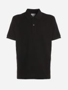 Bottega Veneta Short-sleeved Cotton Polo Shirt Bottega Veneta Short-sleeved Cotton Polo Shirt - Dark brown