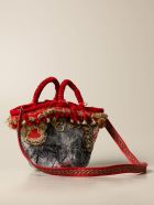 Sikuly Handbag Sacra Sikuly Coffa Bag In Fabric With Tassels Sikuly Handbag Sacra Sikuly Coffa Bag In Fabric With Tassels - Multicolor