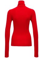 Etro Red Wool Turtleneck With Logo Etro Red Wool Turtleneck With Logo - Red