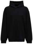 Dolce & Gabbana Black Cotton Hoodie With Logo Dolce & Gabbana Black Cotton Hoodie With Logo - Black