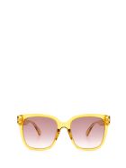 Gucci Gucci Gg0715sa Yellow Sunglasses Gucci Gucci Gg0715sa Yellow Sunglasses - YELLOW