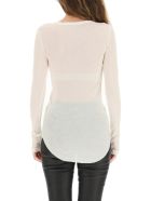 Ann Demeulemeester Karo Long-sleeved T-shirt Ann Demeulemeester Karo Long-sleeved T-shirt - CREAM (White)