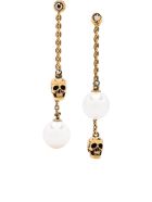 Alexander McQueen Pearly Skull Earring Alexander McQueen Pearly Skull Earring - Mix