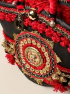 Sikuly Handbag Noto Sikuly Leather Coffa Bag With Maxi Pompom And Embroidery Sikuly Handbag Noto Sikuly Leather Coffa Bag With Maxi Pompom And Embroidery - Multicolor