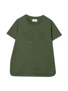 Fendi Military Green Unisex T-shirt Fendi Military Green Unisex T-shirt - Verde