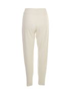 Liviana Conti Side Band Trousers Liviana Conti Side Band Trousers - Cream