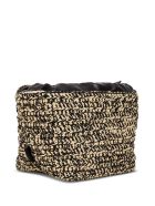 Jil Sander Shoulder Bag In Woven Raffia And Leather Jil Sander Shoulder Bag In Woven Raffia And Leather - Beige