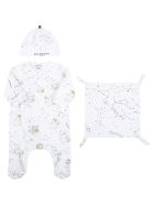 Givenchy White Set For Baby Kids With Constellations Givenchy White Set For Baby Kids With Constellations - White
