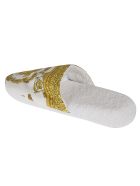 Versace Medusa Head Printed Slippers Versace Medusa Head Printed Slippers - White