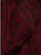 All-over Skull Scarf Alexander McQueen All-over Skull Scarf - Bordeaux