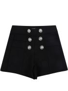 Balmain Black Short For Baby Girl Balmain Black Short For Baby Girl - Black