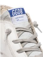 Man White Francy Sneakers With Silver Suede Star Golden Goose Man White Francy Sneakers With Silver Suede Star