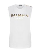 Balmain T-Shirt Balmain T-Shirt - Blanc or