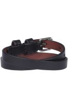 Alexander Mcqueen Double Wrap Skull Bracelet Alexander McQueen Double Wrap Skull Bracelet - Black