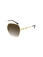 Gucci GG0882SA Sunglasses Gucci GG0882SA Sunglasses - Gold Gold Violet