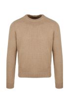 Saint Laurent Crew Neck Sweater Saint Laurent Crew Neck Sweater - Brown