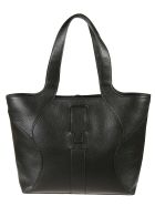 Hogan Restyling Basic Maxi Shopper Bag Hogan Restyling Basic Maxi Shopper Bag - Black