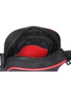 Alexander Mcqueen Mini Messenger Logo Bag Alexander McQueen Mini Messenger Logo Bag - Black