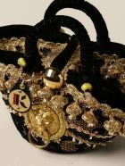 Sikuly Handbag Lace Bag P. Sikuly With Lurex Embroidery Sikuly Handbag Lace Bag P. Sikuly With Lurex Embroidery - Multicolor