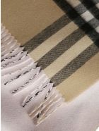 Burberry Giant Check Double Faced Cashmere Scarf Burberry Giant Check Double Faced Cashmere Scarf - Frosted Pink