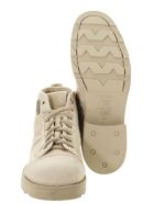 OXS Frank 1000 - Lace-up Ankle Boot In Canvas OXS Frank 1000 - Lace-up Ankle Boot In Canvas - Beige