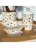Large Cachepot - Noel Oro Collection Taitù Large Cachepot - Noel Oro Collection - Multicolor and Gold