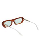 Gg0642s Sunglasses Gucci Gg0642s Sunglasses - 003 HAVANA SILVER GREEN
