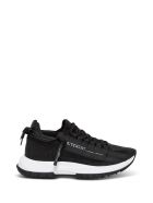 Givenchy Specter Low Leather And Mesh Sneakers With Zip Givenchy Specter Low Leather And Mesh Sneakers With Zip - Black