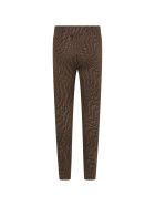 Fendi Beige Leggings For Babykids With Double Ff Fendi Beige Leggings For Babykids With Double Ff - Brown