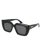 Bv1030s Sunglasses Bottega Veneta Bv1030s Sunglasses - 001 BLACK BLACK GREY