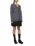 Cardigan Prada Cardigan - Blue and WHITE