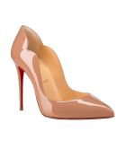 Christian Louboutin Nude Patent Hot Chick Pumps Christian Louboutin Nude Patent Hot Chick Pumps - NUDE
