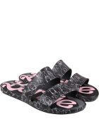 Melissa Black Sandals For Girl With Barbie Melissa Black Sandals For Girl With Barbie - Black